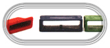finned plastic ferrules, supports and accessories for wooden bed slats